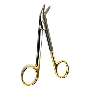Tijeras Universales para Cortar Alambre, con Anillos de Carburo de Tungsteno TC Chapados en Oro, Cuchillas Anguladas, Instrumentos Quirúrgicos, Proveedor Mayorista - Product Image 1