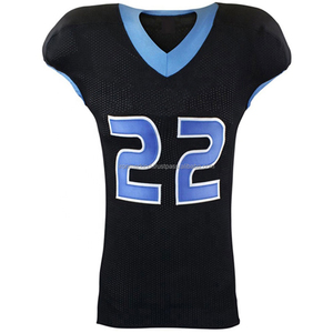 2025 Custom Best Quality Plus Size Unisex American Football Uniform Set Breathable Short Twill Design 100% Polyester Wholesale - Product Image 3