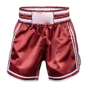 Tenue de kickboxing thaïlandaise courte pour femmes et hommes, personnalisable avec logo, matériaux légers, vente en gros, haute qualité, professionnelle, sur mesure - Product Image 1