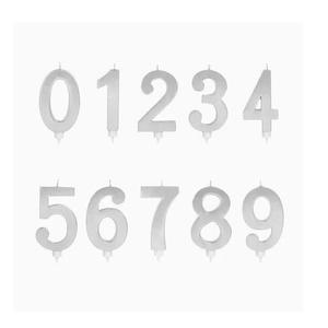 เทียนโลหะสีทองและสีงาช้าง ใช้สำหรับตกแต่งเค้กวันเกิด เค้กแต่งงาน - Product Image 4