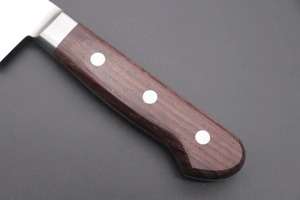 Cuchillo de Chef Ambidiestro Forjado a Mano, Ecológico, Extra Afilado, de Acero Inoxidable Industrial, con Mango de Madera Estilo Vikingo, 8-9.9 Pulgadas - Product Image 2