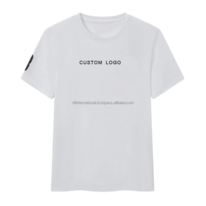 Custom <b>Logo</b> Men's Quick Dry Polyester T-Shirt Short Sleeve O-Neck Regular Fit Solid Color Casual Wear - Product Image 4