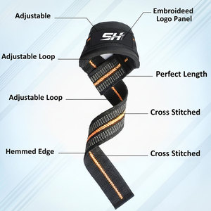 Sangles de musculation professionnelles personnalisées, robustes, pour la musculation, le fitness, la musculation en salle, la musculation en force, vente en gros à prix avantageux - Product Image 3