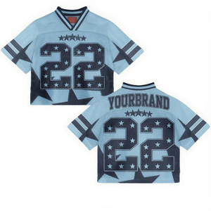 Camiseta de Fútbol Americano para Hombre, Mujer y Niños, Ropa Deportiva de Alto Rendimiento, Secado Rápido, Absorción de Humedad, OEM, ODM, Personalizada - Product Image 3