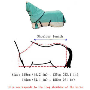 Manta para Caballos Impermeable y Transpirable de 600D con Aislamiento Acolchado, Personalizable al por Mayor - Product Image 2