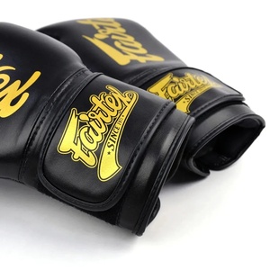 ถุงมือชกมวย Fairtex MMA Sanda แบบเต็มนิ้ว หนังแท้ 100% ปิดด้วยแถบตีนตุ๊กแก สำหรับฝึกศิลปะการต่อสู้ - Product Image 4