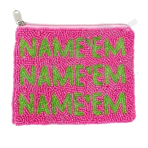 Pochette à monnaie en perles de graines de vraies femmes au foyer belle porte-monnaie perlé personnalisé portefeuille pour les femmes pochette à monnaie à la mode avec - Product Image 1