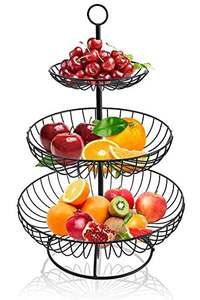 Cesta de Frutas Metálica de Primera Calidad para Cocina y Exhibición en Tiendas, Disponible a Precio Económico para Exportación al por Mayor - Product Image 4