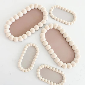 Handmade Premium <b>Oval</b> Shape Wood Coaster <b>for</b> Tabletop Protection Round Wooden Coaster <b>for</b> Drinks - Product Image 1