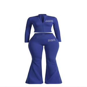 Ensemble de survêtement respirant pour femmes Clovix Sports, tenue de sport extensible pour la gym, fabrication OEM ODM en gros - Product Image 4