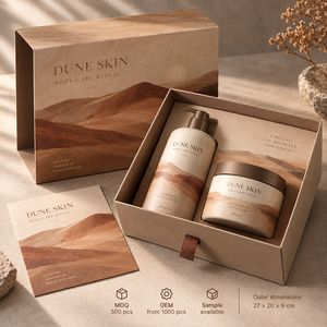 Custom DUNE Body Care Ritual Sliding <b>Drawer</b> Packaging Box - Product Image 6