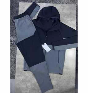 Women Color Blocking Track Suit Set Half-Zip Crop Top With <b>Shorts</b> Full Sleeve Sporty Style Lightweight <b>Polyester</b> Summer Wear - Product Image 4