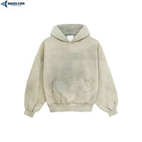 Sweat-shirt à capuche unisexe en molleton 100 % coton épais, qualité supérieure, coupe oversize, personnalisable avec logo, vente en gros