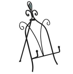 Soporte de Caballete para Decoración del Hogar, Estilo Industrial, Metal Negro, Hierro Forjado, Ajustable, para Exhibición de Pinturas - Product Image 6