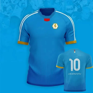 ชุดฟุตบอลขายดีที่สุด เสื้อและกางเกงฟุตบอลชายแบบสั่งทำพร้อมโลโก้ ชุดยูนิฟอร์มโพลีเอสเตอร์คุณภาพสูง ดีไซน์สีเขียว - Product Image 4