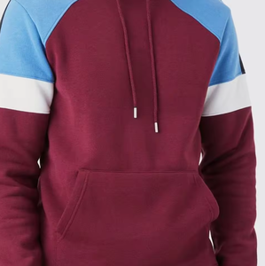 Conjunto Deportivo de Dos Piezas para Hombre, Sudadera con Capucha y Pantalones Deportivos, Estilo Urbano, con Bloques de Color, Logotipo Personalizado - Product Image 2