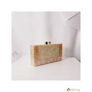 Bolso de Mano de Fiesta de Diseño de Lujo para Mujer, Hecho a Mano, con Resina y Cristal, Accesorio de Moda - Product Image 5