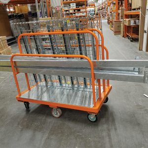 Best Brand Heavy-Duty Drywall Panel Dolly <b>Cart</b> 6 Steel Wheels Metal A-Frame Sheet Dolly <b>for</b> Glass MDF Plywood Panels-New - Product Image 5