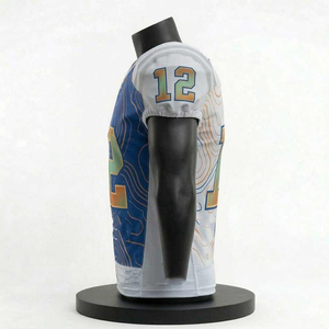 Maillot de football américain personnalisé, uniforme d'équipe léger, respirant, vêtements de sport athlétiques durables pour les entraînements et les matchs - Product Image 4