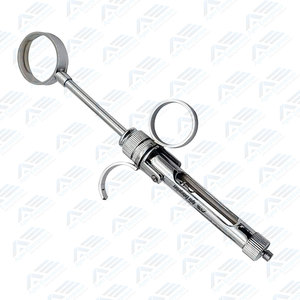 Instruments chirurgicaux dentaires, seringue dentaire manuelle aspirante en acier inoxydable de qualité supérieure, poignée à anneau de 2,5 mm, professionnelle, réutilisable - Product Image 4