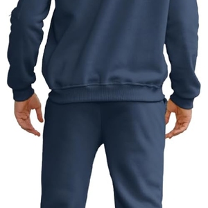 Men's Streetwear Tracksuits Set 100% Cotton <b>Hoodie</b> & Sweatpants Pullover High Quality <b>Hoodie</b> tracksuit for man, 100% cotton - Product Image 5