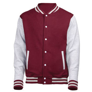 Veste universitaire tendance pour hommes et femmes, veste de style Letterman en coton mélangé doux, vêtements décontractés personnalisés OEM - Product Image 6