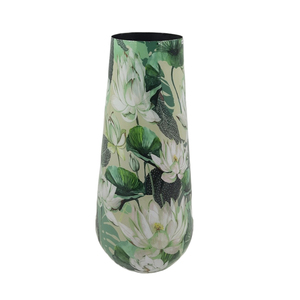 Ensemble de 2 pots de fleurs ronds de luxe, autocollants en émail, pots de plantes extra petits pour la décoration intérieure et extérieure, personnalisables - Product Image 2