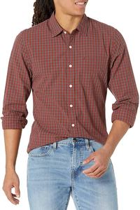 Camisa de vestir formal de manga larga ajustada personalizada de satén de algodón 100% al por mayor para hombres cuello alto antiarrugas último diseño - Product Image 5