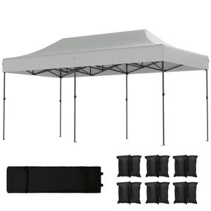 White Pop up <b>Canopy</b> <b>Tent</b> Sunshade - Product Image 5