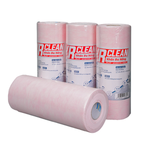 KrClean High Quality Non Woven Roll Wipes 1kg Multi-Purpose Kitchen Cleaning <b>Cloth</b> <b>Absorbent</b> Plain Stocked Direct Vietnam - Product Image 1