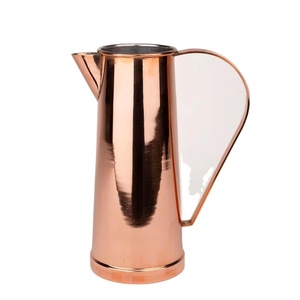 Jarra de Cobre Moderna Personalizada, Jarra de Cobre Premium para Bebidas, Jarra de Agua Aislada y Elegante, Jarra de Cobre PureShield - Product Image 6