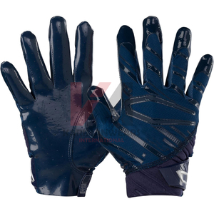 Gants de football américain robustes pour linemen, paume renforcée, logo personnalisé, équipement de protection contre les impacts professionnel, vente en gros directe d'usine - Product Image 1