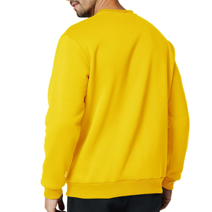 Sweat-shirt décontracté pour homme, coupe ample, en tissu premium, couleur unie, basique, mélange de coton, tenue simple, sweat-shirt 2027 - Product Image 5