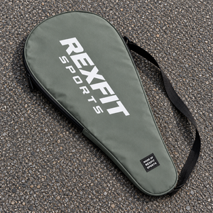 Sac de rangement léger pour raquette de squash avec fermeture éclair personnalisée et bandoulière, idéal pour les entraînements en club - Product Image 1