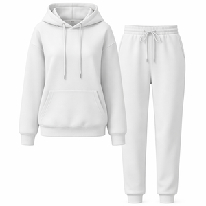 Wholesale Bulk Custom Hoodie and <b>Sweatpants</b> <b>Set</b> for Women - Factory Direct Manufacturer & OEM Service - Product Image 1