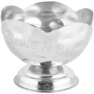 Juego de Tazones para Helado con Tazón y Cuchara para Helado, Tazón para Sopa, Arroz, Helado, Refrigerios, Tazón de Acero Inoxidable - Product Image 1