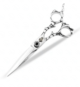 Ciseaux de coiffure professionnels de haute qualité de 6 pouces pour la coupe et l'affûtage des cheveux, couleur violette - Product Image 2