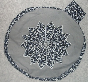 Cojín de Yoga GULLSTAR YOGA INDUSTRY, Lona de Algodón, Diseño de Estrellas Azules y Blancas, Lavable, Ecológico, Modelo GYI-YC-0008, Uso para Adultos, OEM - Product Image 2