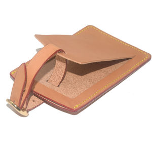 Étiquette de bagage personnalisée en cuir PU pour mariage, étiquette de valise de voyage en cuir, étiquette de sac à main, étiquette de bagage en gros - Product Image 2