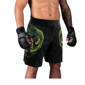 MMA <b>Shorts</b> Hot Sale Custom Sublimated Printed Unisex Boxing <b>Shorts</b> Spandex/<b>Polyester</b> Quick Dry & Breathable Made in Pakistan - Product Image 5