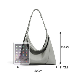 Sac à main élégant pour femme en cuir de vachette véritable, sac bandoulière et sac porté épaule en cuir pleine fleur. - Product Image 3