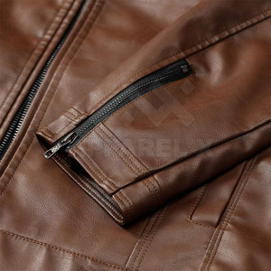 Chaqueta de Cuero para Hombre Otoño Invierno, Chaqueta de Cuero para Hombre de la Mejor Calidad, Chaqueta de Cuero para Hombre de Secado Rápido para Invierno - Product Image 5