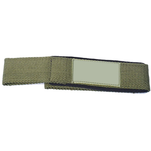 Sangle de poignet en coton pour homme avec logo personnalisé, en tissu doux, avec boucle, haute élasticité, portable, pour le soutien en musculation - Product Image 5