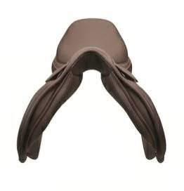Silla de Montar Inglesa de Cuero Sintético Marrón para Caballos, para Salto Ecuestre, Entrenamiento y Equitación Profesional - Product Image 2