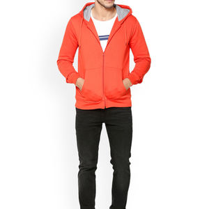 Sweat-shirts d'hiver pour hommes les plus populaires, 100% coton molletonné, imprimés et brodés sur mesure, fermeture éclair, couleur et taille personnalisées, haute qualité, OEM - Product Image 2