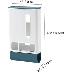 Dispenser da Parete per Sacchetti di Plastica, Porta Sacchetti per Rifiuti Domestici e Sacchetti da Cucina - Product Image 3