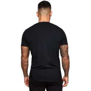 T-shirts décontractés d'été pour hommes de haute qualité, coupe classique, 100% coton respirant, couleur unie, style tendance, 220g - Product Image 4
