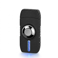 Briquet électronique rechargeable coupe-vent Serigs en alliage de zinc, recharge USB, sans flamme, vente en gros pour cigarettes, OEM ODM