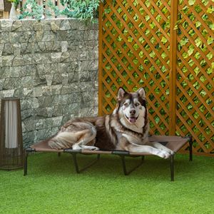 Cuccia Portatile XL per Animali Domestici con Borsa da Trasporto, Letto Rialzato per Cani con Telaio in Metallo, Rete Traspirante per Uso Interno ed Esterno - Product Image 2