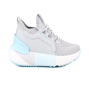 Zapatillas deportivas grises y blancas para hombre, calzado informal con cordones, transpirables, con suela cómoda. - Product Image 2